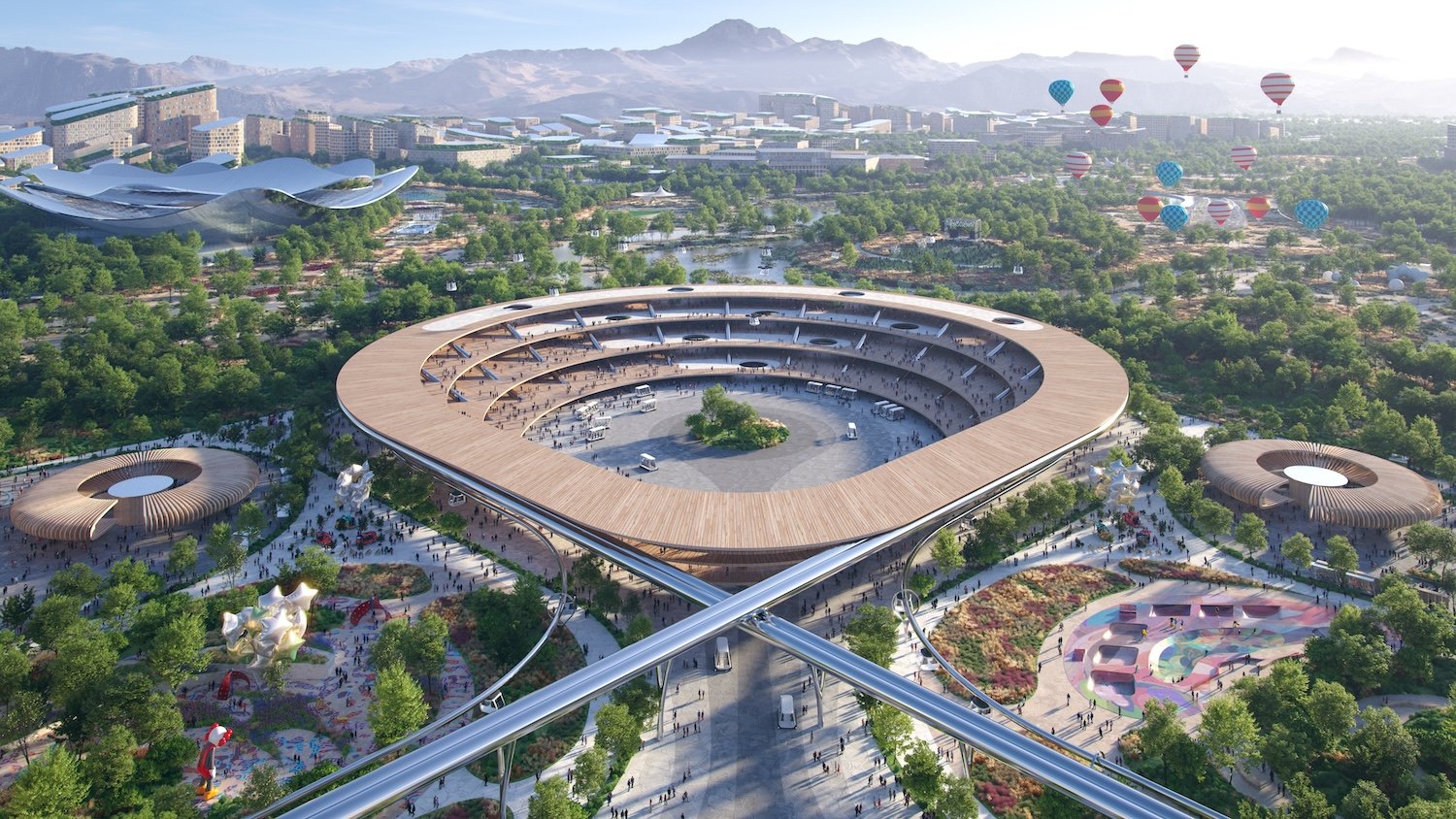 VIEW 09 – Mobility Hub All images strictly copyright ©BIG (Bjarke Ingels Group)