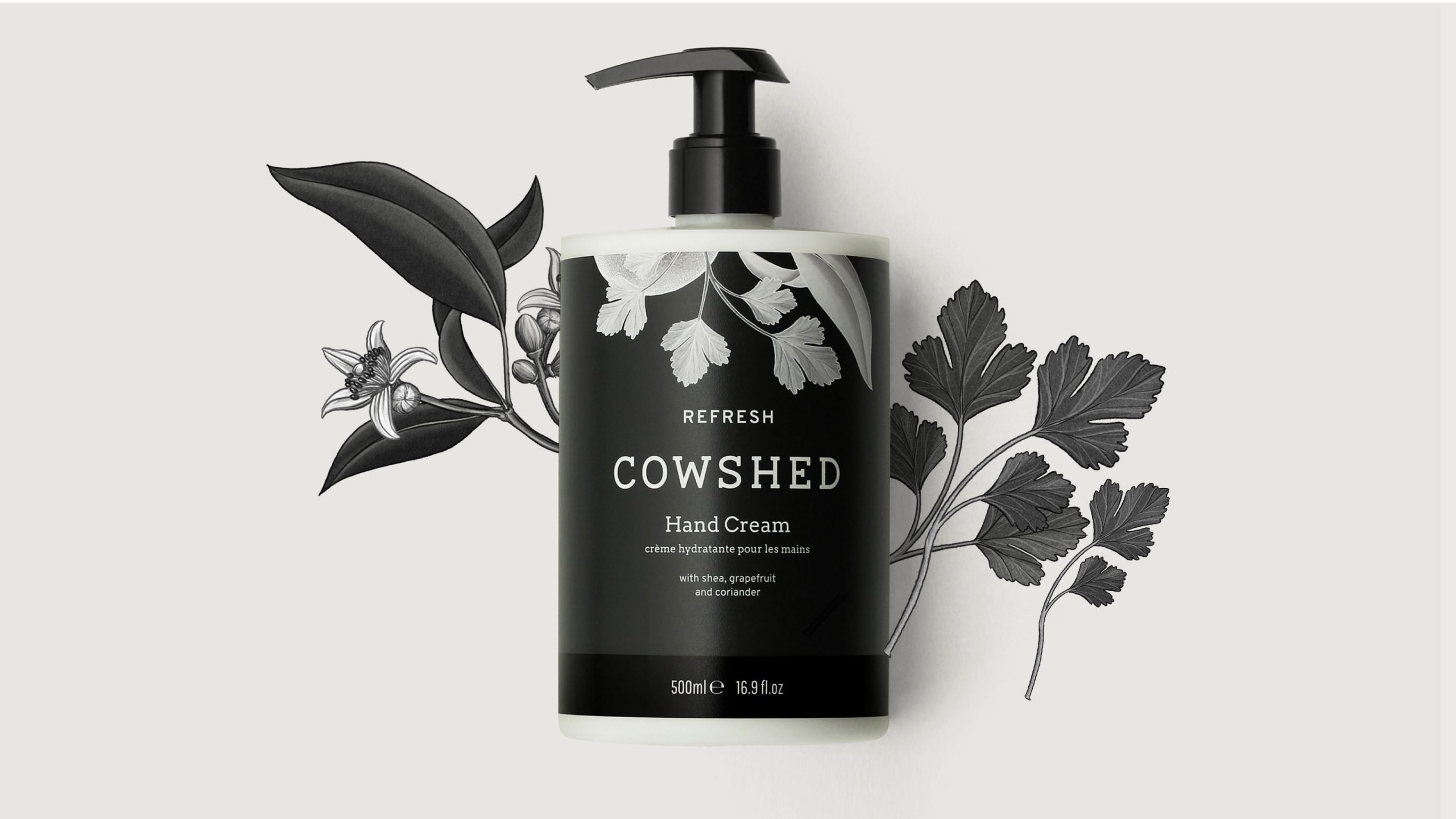 Spinach worked with Cowshed - SoHo House to rebrand their range of lifestyle products.