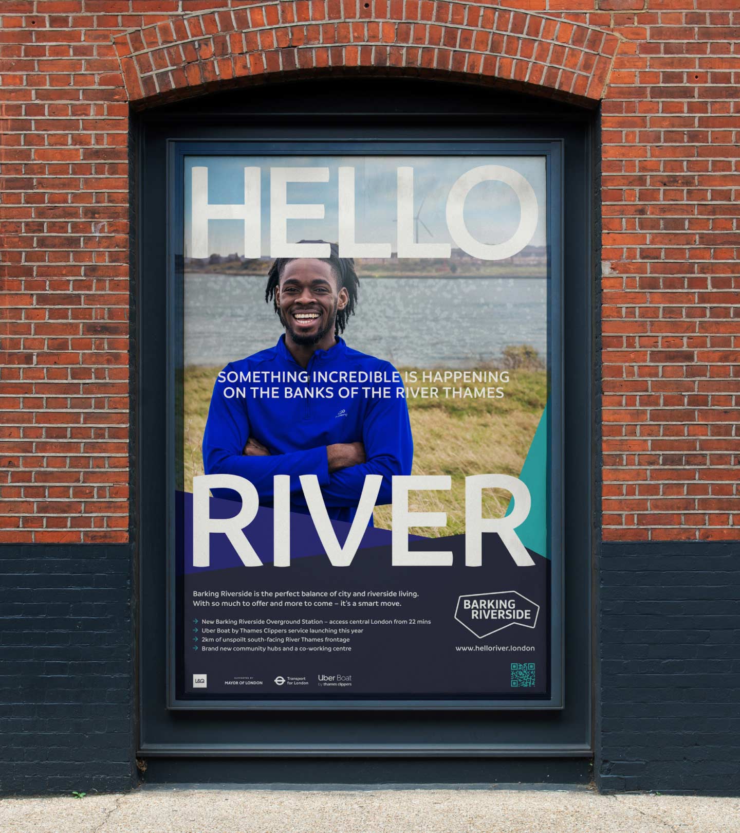 Placemaking branding for Barking Riverside by Spinach Branding, a London brand agency