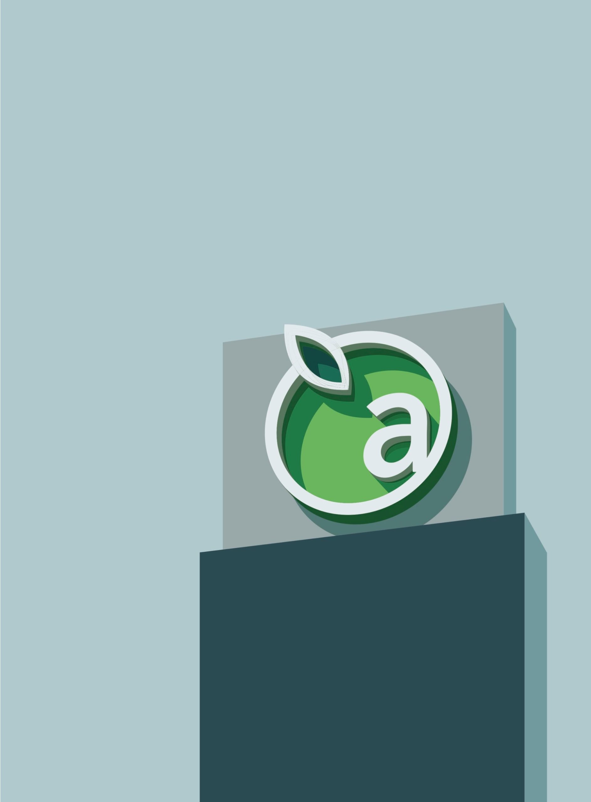 Design Agency Spinach for Apple Green PLC Logo Design by London Design Agency Spinach