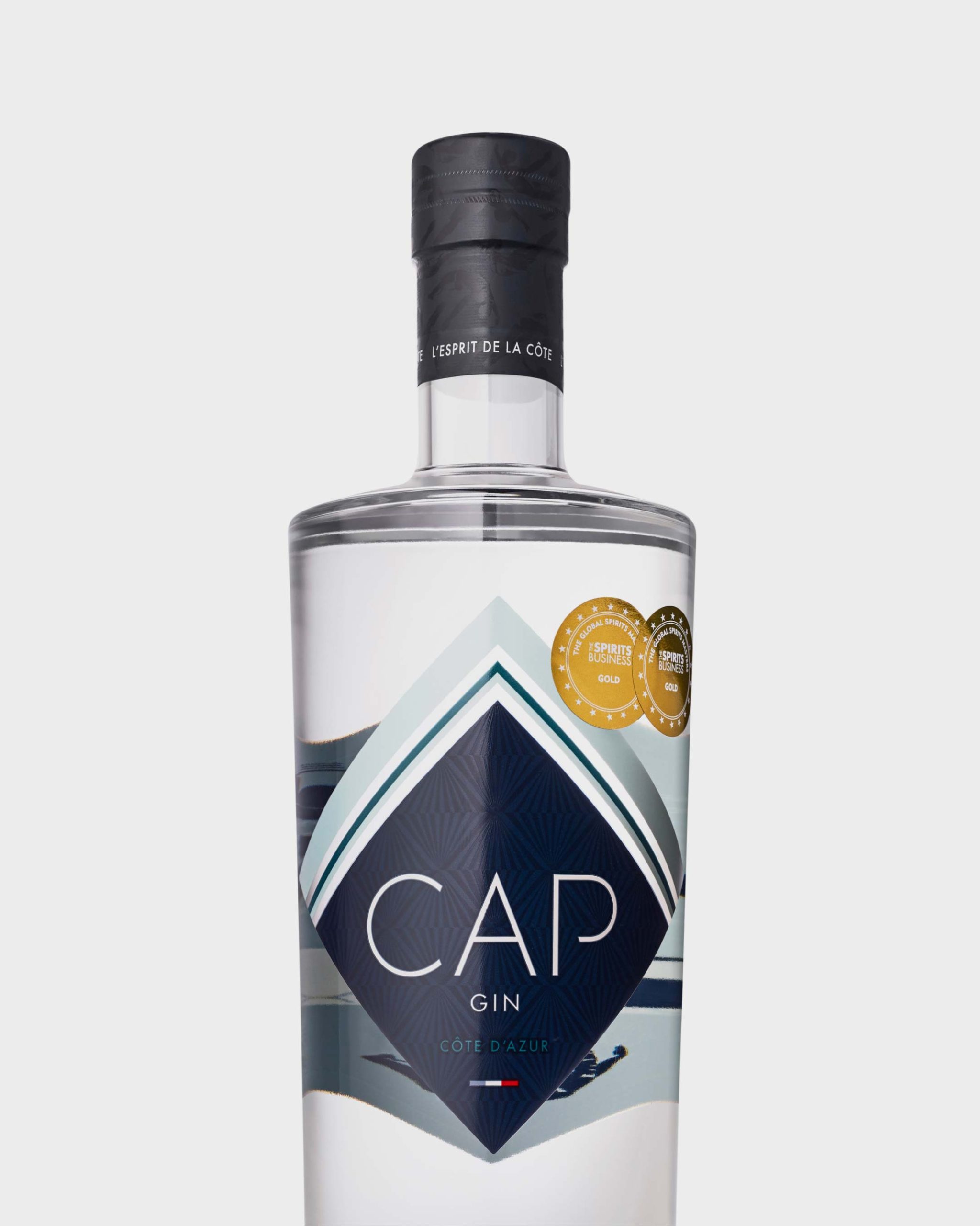 Spinach Branding Distinctive Brand Assets for CAP Gin Spinach Branding agency designing distinctive brand assets for CAP Gin, including bespoke typography, colour palette, and packaging identity.